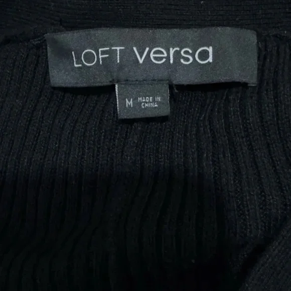 Petite LOFT Versa Ribbed V-Neck Maxi Sweater Dress in Size Medium - Picture 6 of 8